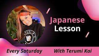 Japanese Lesson With Terumi Kai