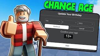 How to Change Birthday on Roblox - How to Change Age Roblox 13+