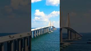 Sunshine Skyway Time Lapse #skyway #traffic #bridge