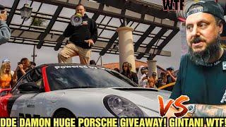 DDE DAMON HUGE PORSCHE GIVEAWAY TO DDE EMPLOYEE!!(GINTANI VS DDE FAM!)ALEX CHOI VS COPS!