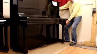 Moving a piano into & out of an alcove