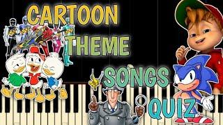 Cartoon Theme Songs Quiz (Piano Edition) 2022 | Guess The Cartoon Song