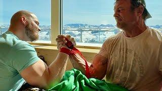 Devon Larratt Armwrestling On The Mountain!