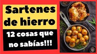 12 Secretos INCREÍBLES de los Sartenes de Hierro | ¿Por qué los NECESITAS en tu cocina? 