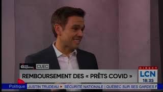 Charles Milliard, PDG de la FCCQ - remboursement au CUEC et support aux PME - LCN À vos affaires