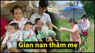 Hành trình gian nan bất ngờ khi bé Yến Nhi đưa ba bé sinh ba về thăm ngoại | QUỐC CHIẾN Channel