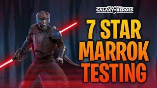 7 STAR MARROK UNLOCK + TESTING - BOOST FOR INQUISITORS? - STAR WARS: GALAXY OF HEROES