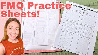 FREE Printable Free Motion Quilting Templates for Beginners: Step-by-Step Tutorial & Tips [2024]