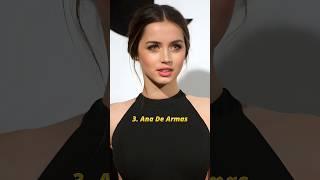  Top 10 Most Beautiful Stunning Hollywood Actress #shorts