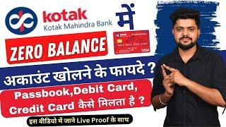 kotak Mahindra Bank Open Account Zero Balance Benefits -Kotak 811 Account Review-Kotak Bank Benefit