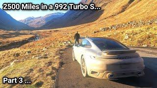 SKYFALL ROAD! - EPIC Road Trip in a Brand New Porsche 992 Turbo S... Part 3...