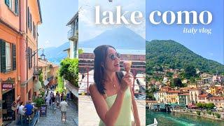 LAKE COMO travel vlog | one day trip itinerary, how to get there, costs of everything & more 