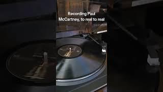 Recording Paul McCartney to #reeltoreel  #thebeatles #records #recordplayer #vintage #vinyl #beatles