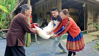 Caught the mother-in-law red-handed trying to catch ducks on the farm. Tiêu Vi Daily life