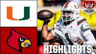 Miami Hurricanes vs. Louisville Cardinals | Full Game Highlights | ESPN College Football