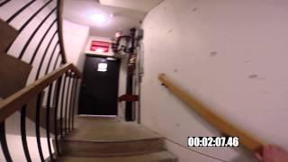 Umass Amherst WEB Du Bois Library Tower Stair Climb GoPro