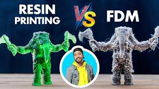 RESIN PRINTING VS FILAMENT PRINTING | WHICH IS BETTER?