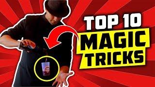 WOW! TOP 10 BEST Magic Tricks That You Can Do!