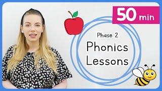 Phonics Lessons Compilation | 50+ Minutes | Letter Sounds