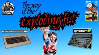 Sinclair Spectrum VS Commodore 64 THE WAY OF THE EXPLODING FIST Comparison