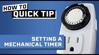 How to Set a Mechanical Timer for Hydroponic Pumps & Grow Lights