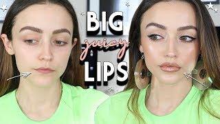 HOW TO MAKE YOUR LIPS LOOK BIGGER | FAKE BIG LIPS WITH MAKEUP