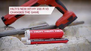 INTRODUCING Hilti HY 200-R V3 Anchor Resin