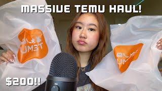 ASMR MASSIVE TEMU HAUL ($200)