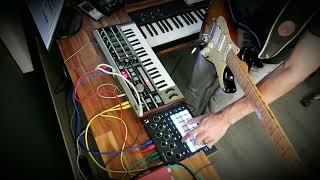 Dawless jam with Circuit Tracks, Guitar loops, Microkorg