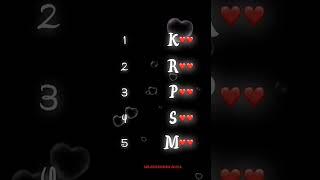 i love you s. s name video name #SHORTS