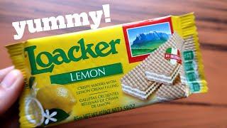 LOACKER Wafer  LEMON Flavor TASTE TEST