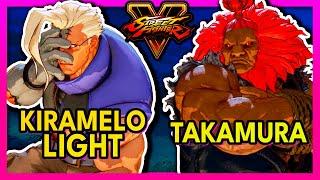 SFV  Kiramelo Light (NASH) VS Takamura (AKUMA)  スト5   SF5  Street Fighter 5