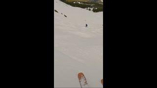 Thumbs up to the view on George's Thumb #shorts #fun #cool #skiing #gopro