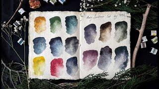 Moody Watercolor Swatches LIKE You've Never Seen Before! @JackiePeacock