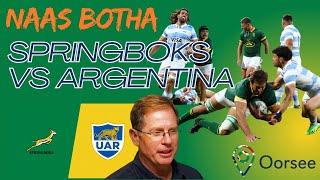 Springboks vs Argentina & Rugby Insights: Naas Botha Interview on Oorsee – Structure of the Game