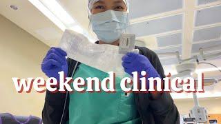 Come With Me To My Weekend Clinicals| SRNA Life