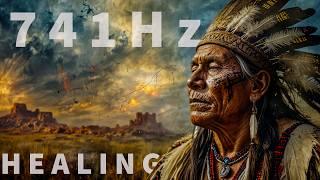 741Hz Healing Frequency - Echoes of the Ancients - Native American Flute Meditation, Sleep Music