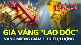 Giá vàng hôm nay 14/12: Đồng loạt “LAO DỐC”, vàng miếng giảm 1 triệu đồng/lượng | CafeLand