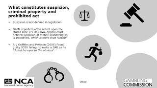 Gambling Commission and National Crime Agency (NCA) - Submitting Better Quality SARs Video 3 of 5