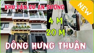 Nhà đẹp 4 x 20 m đông hưng thuận quận 12 (ms 6400) Ngay khu dân cư an sương, ngay công viên lớn