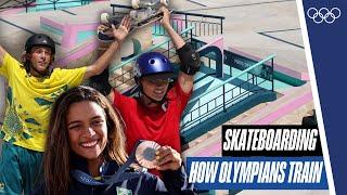 How skateboarders train | How Olympians Train