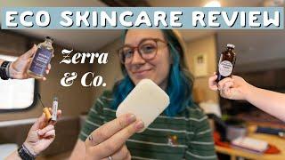 Zero waste makeup review!! Zerra & Co mascara, lotion bar, and more