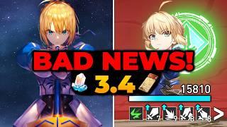HSR SABER BAD NEWS  (DO THIS OR YOU WILL LOSS & REGRET) | Saber HSR, HSR Fate, HSR x Fate, HSR