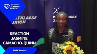 2024 Zurich: Interview With Jasmine Camacho-quinn (women's 100m Hurdles) - Wanda Diamond League