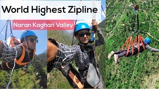 World Highest Zipline In Kaghan Valley | Naran Kaghan | Ahsan Ki Vines