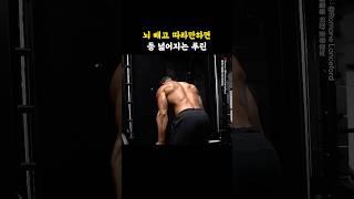 뇌 빼고 따라만하면 등 넓어지는 루틴