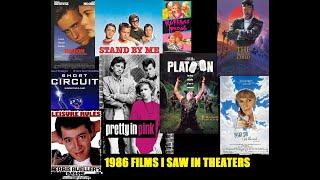 1986 Films I Saw in Theaters