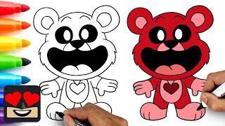 How To Draw Bobby Bearhug | Smiling Critters | Poppy Playtime