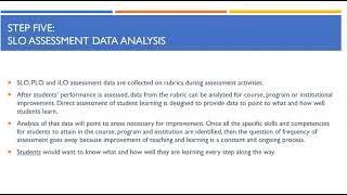 Six Steps for SLO Implementation: Step 5