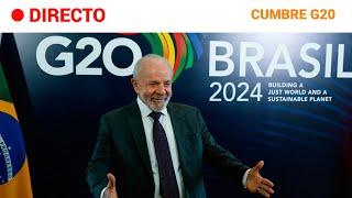 CUMBRE G20: LULA defiende TERMINAR CON EL HAMBRE para conseguir un MUNDO EN PAZ | RTVE Noticias